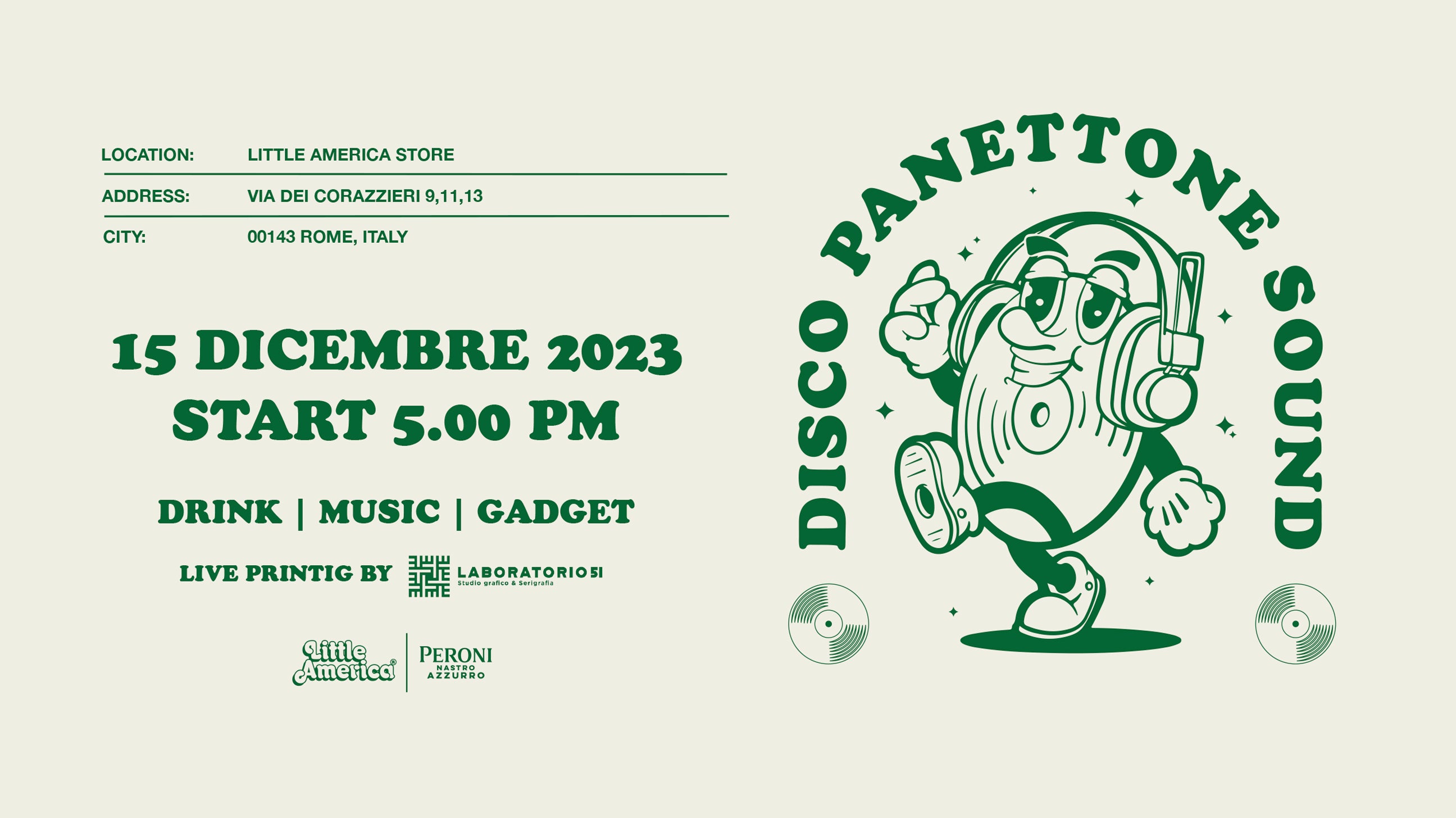 15/12 Disco Panettone Sound🎄📀 LittleAmerica®